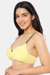 Amante Padded Non Wired Full Coverage T-Shirt Bra - Sunshine Thyme — thumbnail 3